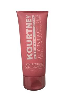 KOURTNEY Kardashian SELF-TAN Body Lotion Medium Hyaluronic Acid 200ml New